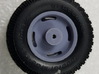 8-lug wheels 16.5 x 8.5 inch wheels + backs, V2 3d printed Mockup with Mud Terrain tire of unknown origin
