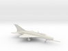 1:222 Scale MiG-21F-13 Fishbed (Clean, Deployed) 3d printed 