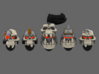 Orc Busters V7 Helmets Skull Version 3d printed 