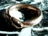Ouroboros Ring Ver.2 (Size 10.5) 3d printed Ouroboros in Polished Bronze