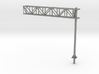 HO Scale Sign Cantilever 3d printed 