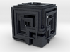 Cube 04 3d printed Cube 04 Rendered in Black Prof Plastic