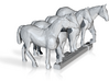 N Scale Horses 4 3d printed This is a render not a picture