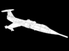 1:100 Scale F-104C Starfighter (Loaded, Gear Up) 3d printed 