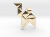 Camel tangram [pendant] 3d printed 