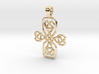 Celtic cross [pendant] 3d printed 
