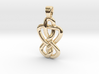 Knot [pendant] 3d printed 