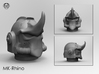 Marine_mkRhino_helmet 3d printed 