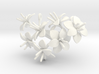 Pendant with seven large flowers of the Amaryllis 3d printed 