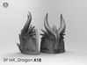 shoulder pads mk-dragon x10 3d printed 