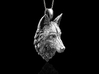 Wolf Pendant_Mouth Close 3d printed 