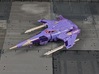 TF Kingdom Cyclonus Great Sword Set 3d printed Holders can mount the swords in vehicle mode
