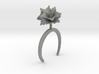 Bracelet with two large flowers in the Potato L 3d printed 