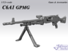 1/12+ C6A1 GPMG 3d printed 
