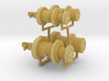 1/50th Set of Oilfield type Winch Drums 3d printed 