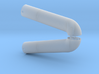 1:8 Eaglemoss Delorean Exhaust tubes 3d printed 