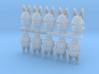 Usagi-pattern helms for bunny space nuns 3d printed 