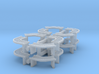 Roller Conveyor 45°-90° (x16) 1/200 3d printed 