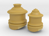 HO Scale Fluted Domes for Steam Locomotive 3d printed 