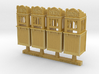 Carnival Ticket Booth 01. 1:87 Scale (HO) x4 Units 3d printed 
