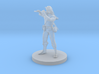 Elven Male Bard with Flute 3d printed 