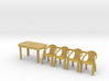Ref.21-0008.Table and Plastic Chairs 01_1-43_Rev01 3d printed 
