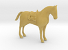 HO Scale Saddle Horse 3d printed 