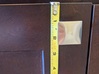 Cabinet Door Handle Placement Drill Jig -1.5"x1.5" 3d printed 