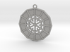 Resurrection Emblem 05 Medallion (Sacred Geometry) 3d printed 