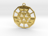 Resurrection Emblem 08 Medallion (Sacred Geometry) 3d printed 