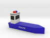 Police Boat 3d printed 
