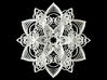 Snowflake Ornament 5 3d printed Front view