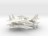 1:500 Scale F-15C Eagle (Loaded, Gear Up) 3d printed 