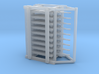 GSE Airport Baggage Container Cart 1:400 (9pc) 3d printed 