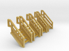 Z Scale Industrial Stairs 5 (4pc) 3d printed 