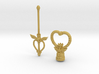 sailor moon wands for S.H. figuart: bell and kaled 3d printed 
