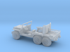 1/87 Scale 6x6 Jeep MT T14 37mm Gun Carrier 3d printed 
