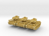 Panzer III K (Pz IV Turret) (x3) 1/220 3d printed 