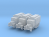 Ford V3000 Maultier Ambulance late (x3) 1/285 3d printed 