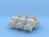 Ford V3000 Maultier Flak 38 late (x3) 1/285 3d printed 