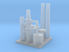 Oil Refinery 3d printed 