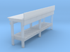 HO scale workbench no drawers  3d printed 