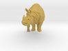 rhino statue 110mm 3d printed 