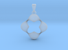 0063 Antisymmetric Torus Pendant (p=4.0) #004 3d printed 