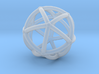 0074 Stereographic Polyhedra - Icosahedron 3d printed 
