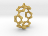 Pendant- Molecule- Carbon Nanoring 3d printed 