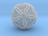 Icosasphere w/Nest Flower of Life Icosahedron 1.8" 3d printed 