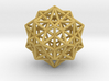 Icosahedron with Star Faced Dodecahedron 3d printed 