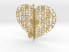 Heart Swap Spinner Ringlets -15cm 3d printed 