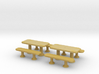 TJ-H01141x2 - Tables beton rectangulaires 3d printed 